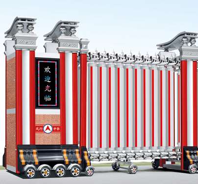 電動伸縮門框架結(jié)構(gòu)敘述